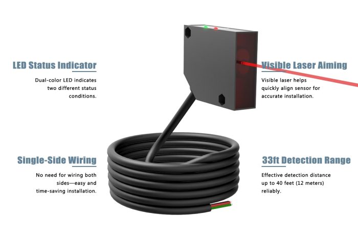 40ft Reflective Beam Sensor - Gambar 2