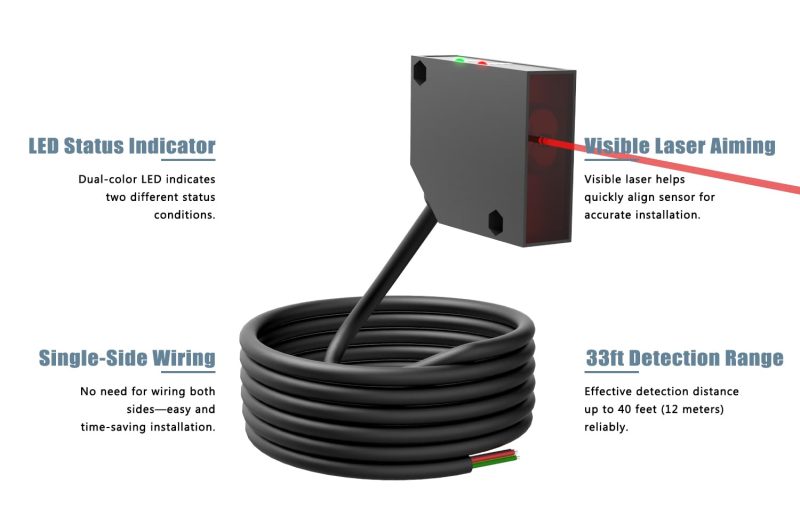 40ft Reflective Beam Sensor - Image 2