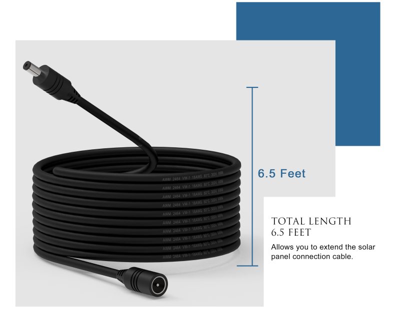 6.6ft Extension Cable for Solar Panels - Image 2