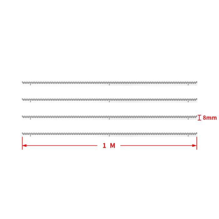Steel Gear Rack (13.12ft) - Imagem 2