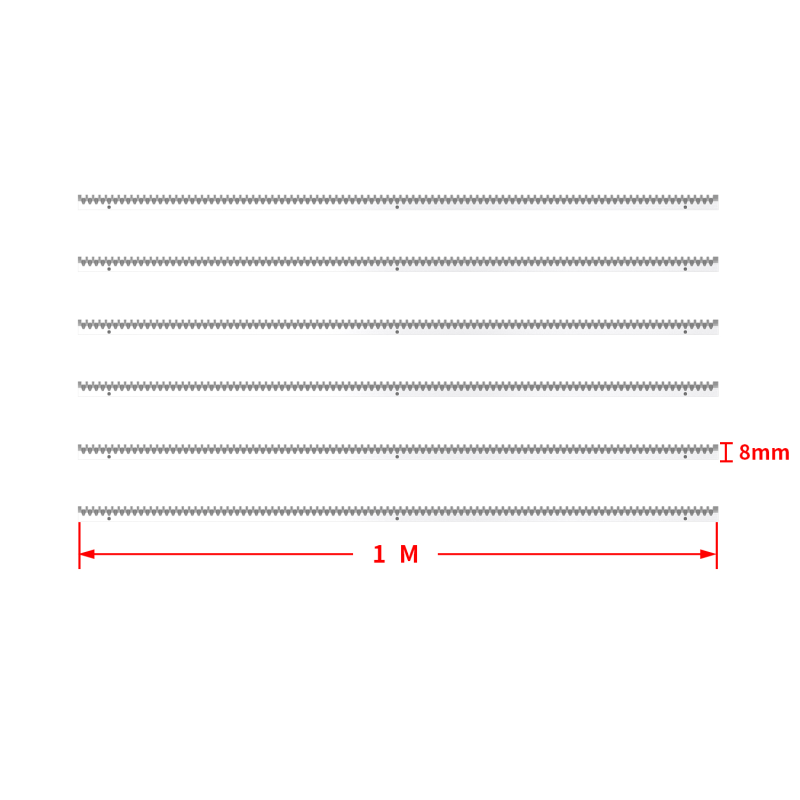 Steel Gear Rack (19.68ft) – Bild 5