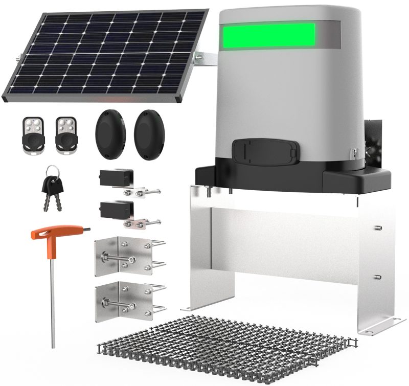 GO600 Solar Sliding Gate Opener (Chain-Drive)