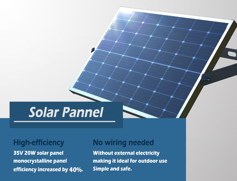 ⁦GO600 Solar Sliding Gate Opener (Chain-Drive)⁩ - الصورة ⁦5⁩