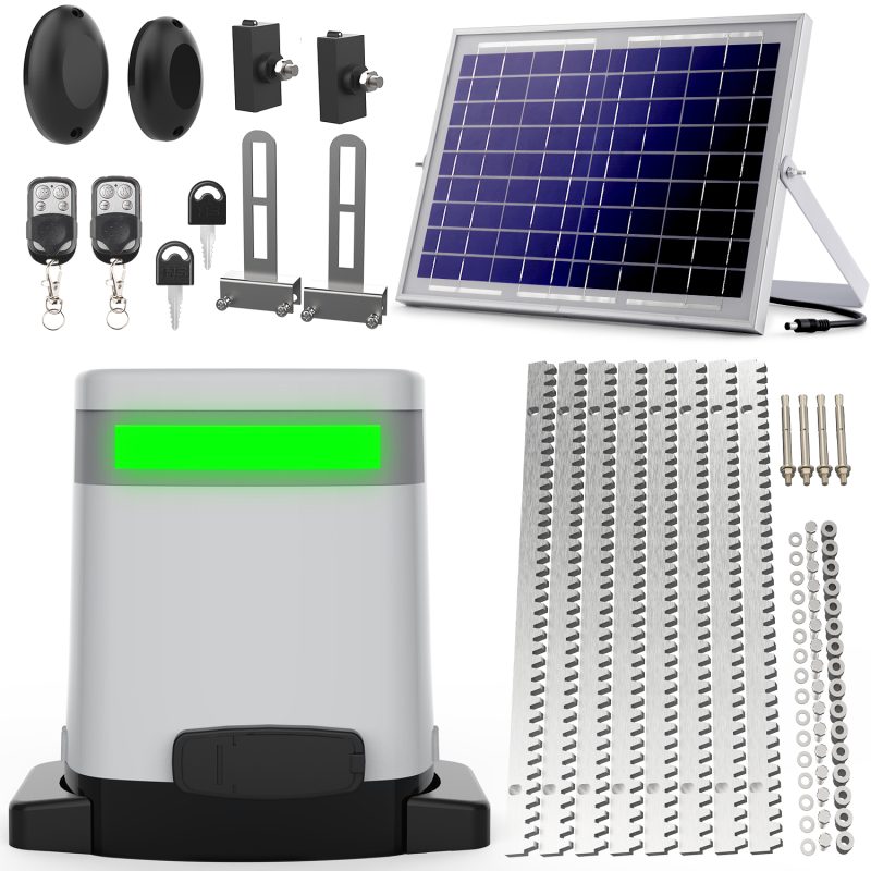 GO600 Solar Sliding Gate Opener (Rack-Drive)