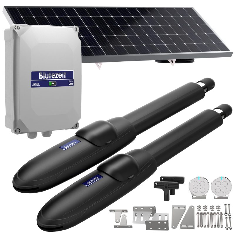 MS650 Solar Swing Gate Opener (1760lb Dual-Arm)