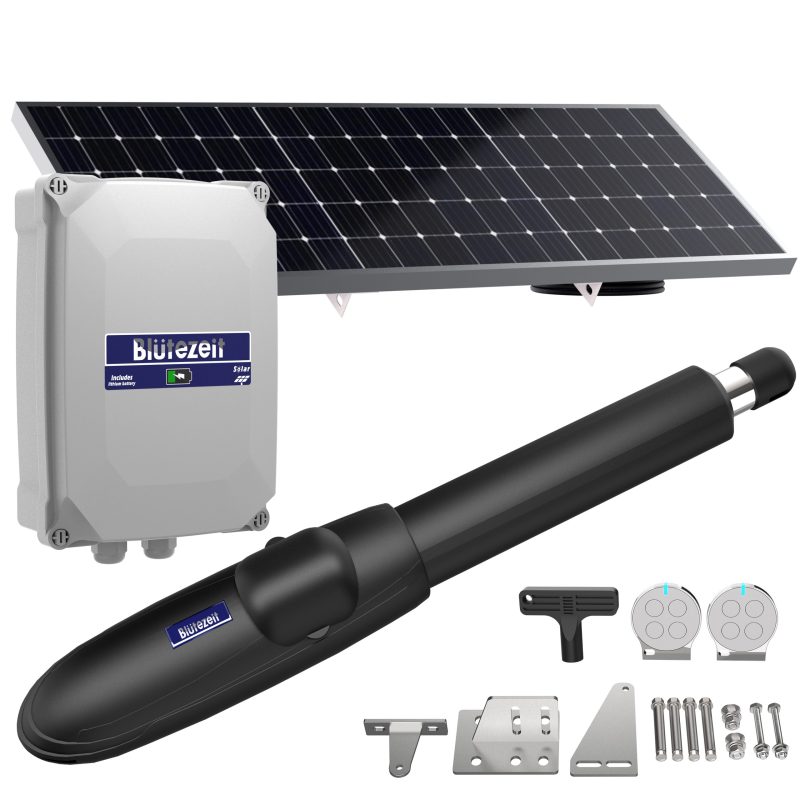 MS600 Solar Swing Gate Opener (880lb Single-Arm)