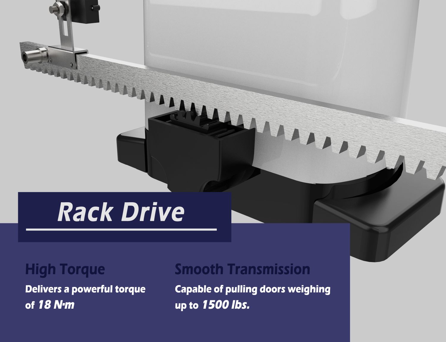 ME-GO-600 3-in-1 Sliding Gate Opener (Motor Only) – Image 2